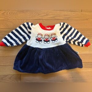 Vintage Baby Teddy Bear Dress